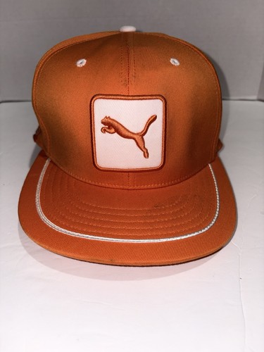 Puma orange snapback - puma, hat