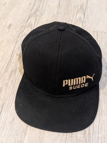 Puma suede black snapback cap - puma,